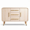 Mobiletto in legno chiaro con 3 cassetti e 2 ante misure 100 x 40 x 80cm